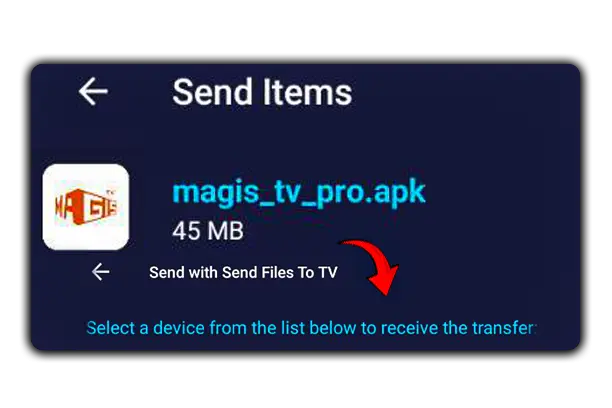 MagisTV Box - Descargar la última versión gratis 14 Transferir archivo APK a Smart TV